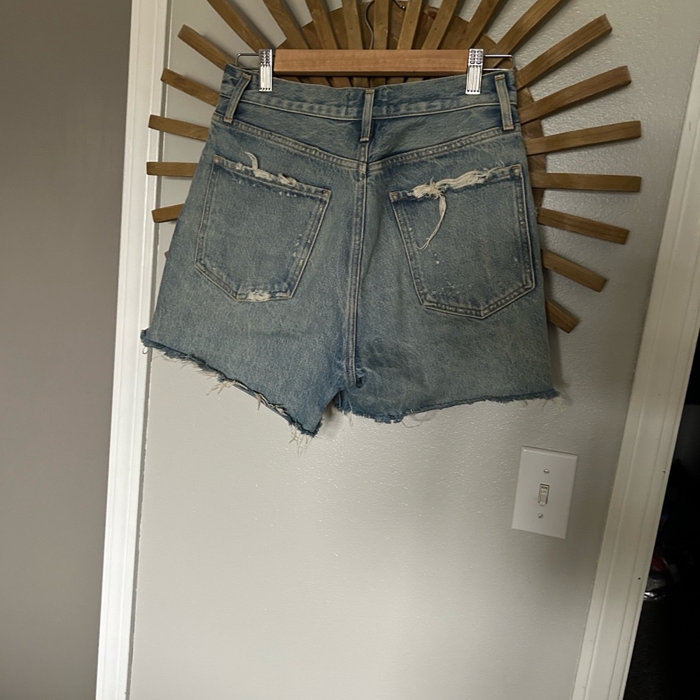 Agolde Dee Ultra High Rise Denim Shorts - Picture 8 of 13